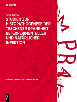 cover image of Studien zur Histopathogenese der Teschener Krankheit bei experimenteller und natürlicher Infektion